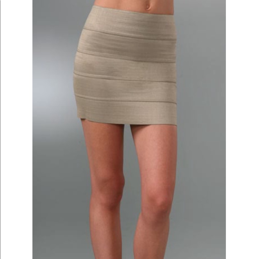 NWOT Pleasure doing business 5 band black skirt